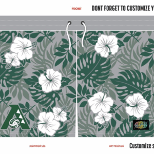 A'o A Koa Slunks Shorts: Hibiscus
