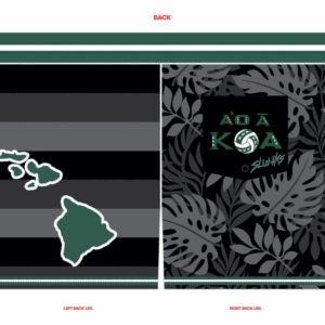 A'o A Koa Slunks Shorts: Hawaiian Island chain